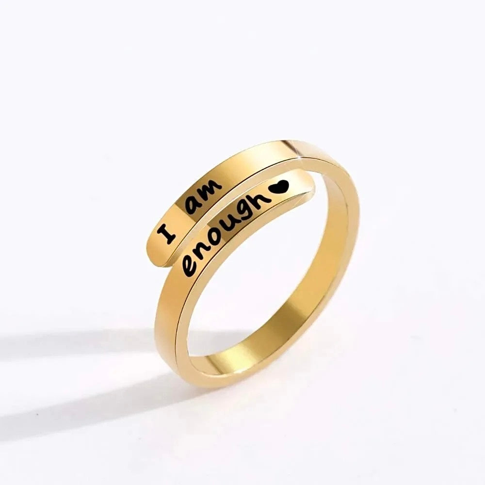 I Am Enough Ring